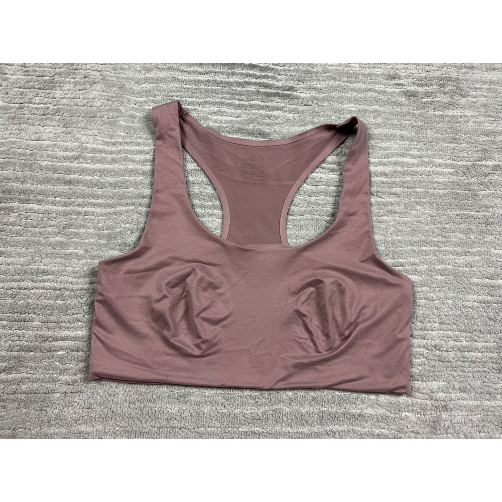 Auden Bralette Women Medium Mauve Unlined Racerback Seamless Wireless Comfort